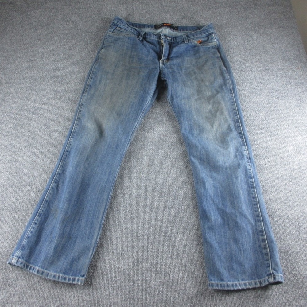Wrangler FR Jeans Womens 9x30 Blue Straight Flame Resistant Workwear Denim